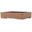 Maceta rectangular sin esmaltar para bonsái de Keizan - 255 x 205 x 55 mm