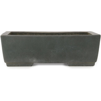  Yamaaki 320 mm rectangular unglazed bonsai pot by Yamaaki, Tokoname, Japan