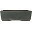 Rectangular unglazed bonsai pot by Yamaaki - 320 x 218 x 100 mm