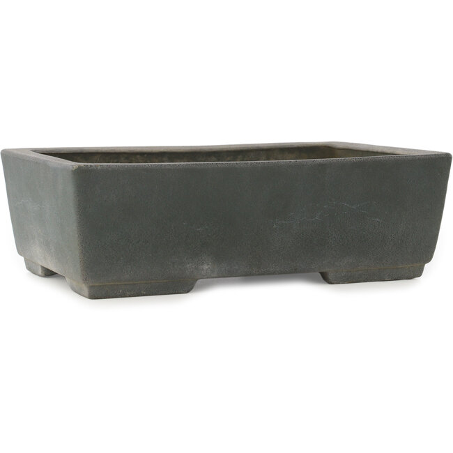 Vaso bonsai rettangolare non smaltato di Yamaaki - 320 x 218 x 100 mm