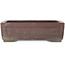 Rectangular unglazed bonsai pot by Yamaaki - 330 x 238 x 100 mm