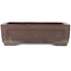 Maceta rectangular sin esmaltar para bonsái de Yamaaki - 330 x 238 x 100 mm