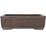 Rectangular unglazed bonsai pot by Yamaaki - 325 x 237 x 100 mm