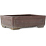 Rectangular unglazed bonsai pot by Yamaaki - 330 x 238 x 100 mm