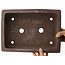 Pot à bonsaï rectangulaire non émaillé de Yamaaki - 330 x 238 x 100 mm