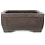 Maceta rectangular sin esmaltar para bonsái de Yamaaki - 325 x 237 x 100 mm