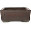 Rectangular unglazed bonsai pot by Yamaaki - 325 x 237 x 100 mm