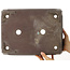 Maceta rectangular sin esmaltar para bonsái de Yamaaki - 390 x 298 x 115 mm