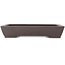 Rectangular unglazed bonsai pot by Yamaaki - 297 x 210 x 55 mm