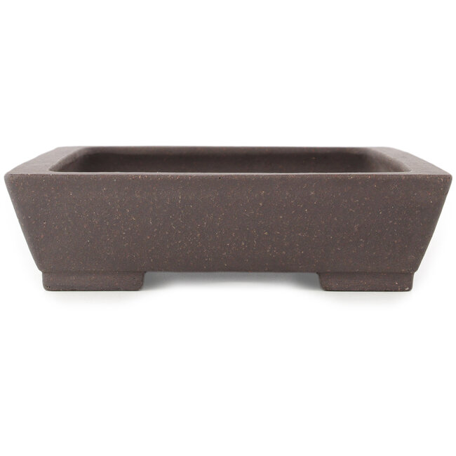Vaso bonsai rettangolare non smaltato di Yamaaki - 297 x 210 x 55 mm