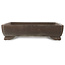Rectangular unglazed bonsai pot - 397 x 258 x 65 mm