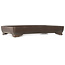 Rectangular unglazed bonsai pot - 397 x 258 x 65 mm