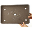 Maceta rectangular para bonsái sin esmaltar - 397 x 258 x 65 mm
