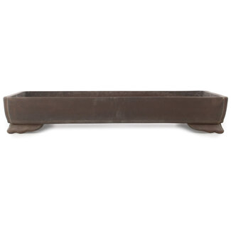  Other Japanese bonsai pot makers Olla rectangular sin esmaltar de 473 mm de Japón