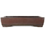 Maceta rectangular sin esmaltar para bonsái de Yamaaki - 310 x 223 x 70 mm