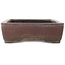 Rectangular unglazed bonsai pot by Yamaaki - 310 x 223 x 70 mm