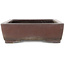 Maceta rectangular sin esmaltar para bonsái de Yamaaki - 310 x 223 x 70 mm