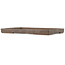 Rectangular unglazed bonsai pot - 343 x 227 x 27 mm