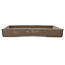 Rectangular unglazed bonsai pot - 343 x 227 x 27 mm
