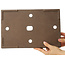 Maceta rectangular sin esmaltar para bonsái - 343 x 227 x 27 mm