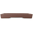 Maceta rectangular sin esmaltar para bonsái de Yamaaki - 388 x 271 x 50 mm