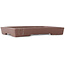 Maceta rectangular sin esmaltar para bonsái de Yamaaki - 388 x 271 x 50 mm