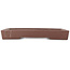 Maceta rectangular sin esmaltar para bonsái de Yamaaki - 388 x 271 x 50 mm