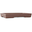 Maceta rectangular sin esmaltar para bonsái de Yamaaki - 388 x 271 x 50 mm
