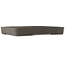Rectangular unglazed bonsai pot by Yamaaki - 467 x 330 x 60 mm