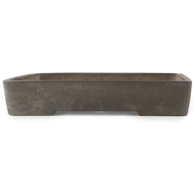 Maceta rectangular sin esmaltar para bonsái de Yamaaki - 467 x 330 x 60 mm