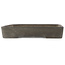 Rectangular unglazed bonsai pot by Yamaaki - 467 x 330 x 60 mm