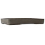 Rectangular unglazed bonsai pot by Yamaaki - 467 x 330 x 60 mm