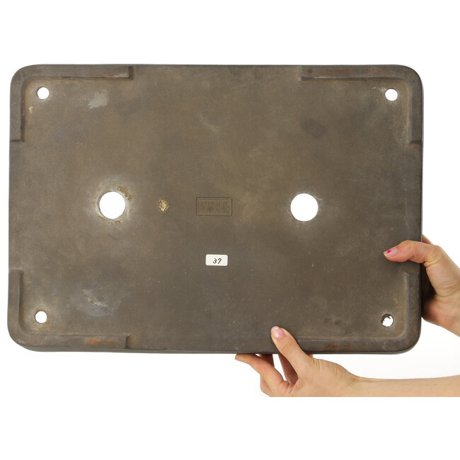 Pot à bonsaï rectangulaire non émaillé de Yamaaki - 467 x 330 x 60 mm