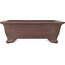 Rectangular unglazed bonsai pot by Yamaaki - 295 x 220 x 98 mm
