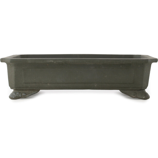 Rectangular unglazed bonsai pot - 327 x 245 x 285 mm