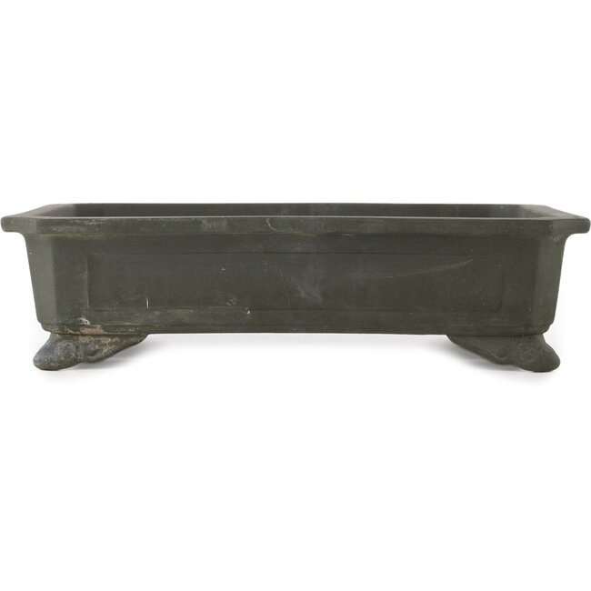 Maceta rectangular sin esmaltar para bonsái - 327 x 245 x 285 mm