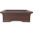 Maceta rectangular sin esmaltar para bonsái de Yamaaki - 415 x 335 x 110 mm
