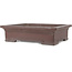 Maceta rectangular sin esmaltar para bonsái de Yamaaki - 415 x 335 x 110 mm