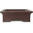 Maceta rectangular sin esmaltar para bonsái de Yamaaki - 415 x 335 x 110 mm