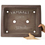 Maceta rectangular sin esmaltar para bonsái de Yamaaki - 415 x 335 x 110 mm