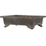Rectangular unglazed bonsai pot by Yamaaki - 303 x 235 x 90 mm