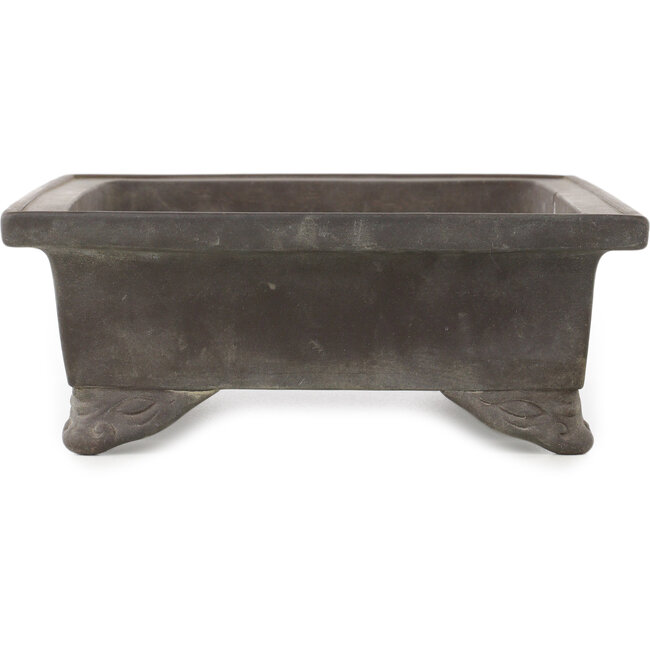 Vaso bonsai rettangolare non smaltato di Yamaaki - 303 x 235 x 90 mm