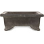 Rectangular unglazed bonsai pot by Yamaaki - 303 x 235 x 90 mm