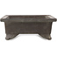 Rectangular unglazed bonsai pot by Yamaaki - 303 x 235 x 90 mm