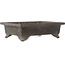 Maceta rectangular sin esmaltar para bonsái de Yamaaki - 303 x 235 x 90 mm