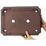 Pot à bonsaï rectangulaire non émaillé de Yamaaki - 445 x 317 x 103 mm