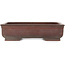 Maceta rectangular sin esmaltar para bonsái de Izumi - 323 x 225 x 85 mm