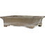 Rectangular unglazed bonsai pot by Yamaaki - 285 x 210 x 76 mm