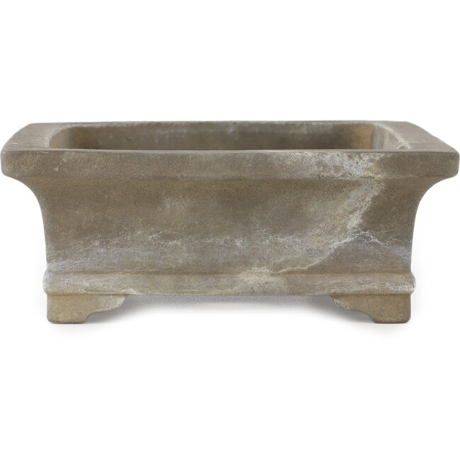 Pot à bonsaï rectangulaire non émaillé de Yamaaki - 285 x 210 x 76 mm
