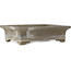 Rectangular unglazed bonsai pot by Yamaaki - 285 x 210 x 76 mm